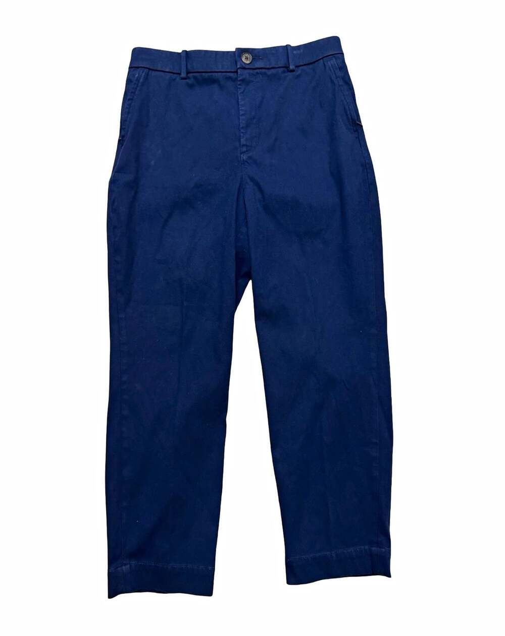SPANX Women Blue Cotton Pants Size L Regular Size Type MPN 21280R